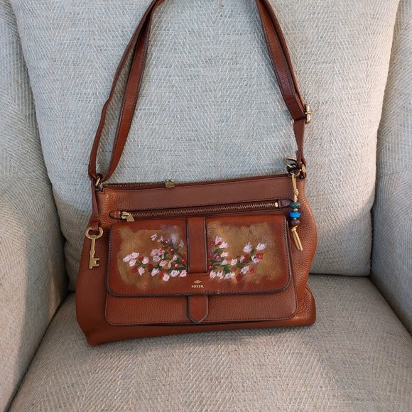 Fossil Handbags - Leather Painted Fossil Purse